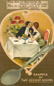 Példa két sivatagi kanálra (színes litó) alkotó: English School