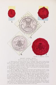 Példák angol és ír Grand Lodge pecsétekre alkotó: English School
