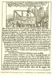 William Laud canterburyi érsek kivégzése (1645) alkotó: English School