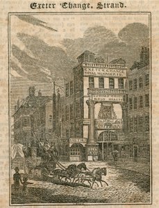 Exeter Change, The Strand, London alkotó: English School