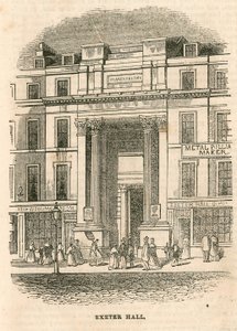 Exeter Hall, Strand, London alkotó: English School