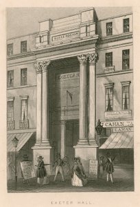 Exeter Hall, Strand, London alkotó: English School