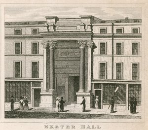 Exeter Hall, Strand, London alkotó: English School