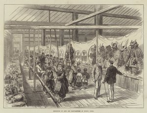 Művészeti és iparművészeti kiállítás Kiyotóban, Japánban (metszet) alkotó: English School