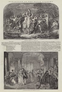 Királyi Akadémia kiállítása (metszet) alkotó: English School