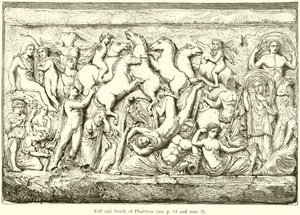 Phaethon bukása és halála alkotó: English School