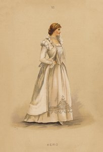 Jelmezes ruhák: Hős (színes litográfia) alkotó: English School