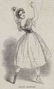 Fanny Elssler (metszet) alkotó: English School