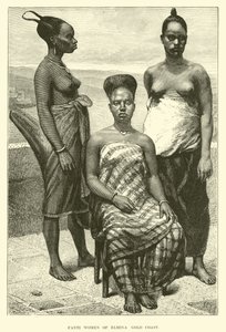 Fanti nők Elmina, Gold Coast alkotó: English School