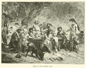 Lakoma a bronzkorban (metszet) alkotó: English School