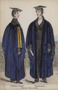 Köztisztviselő, nyugdíjas, Gaius College alkotó: English School
