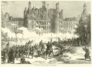 Harc a chambordi kastélyban, 1870. december alkotó: English School
