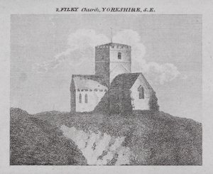 Filey Church, Yorkshire, SE (metszet) alkotó: English School
