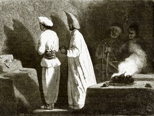 Tűzimádók az Atash-Gah-ban alkotó: English School