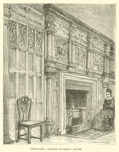 Kandalló, Aubone Surtees háza (metszet) alkotó: English School