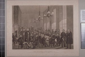 Első Chartis Meeting, British Coffee House a Cockspur Streeten, 1839 alkotó: English School
