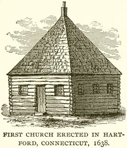 Az első templomot a Connecticut állambeli Hart-Fordban emelték 1638-ban alkotó: English School