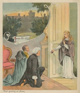 Első köszöntés királynőként alkotó: English School