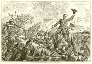 Fletcher védelme a redoubt ellen Tanjore-nál (1771)
