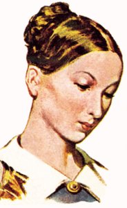 Florence Nightingale fiatal nőként alkotó: English School
