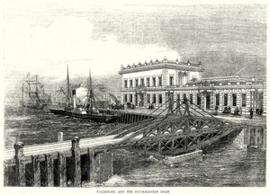 Folkestone és a délkeleti part (metszet) alkotó: English School