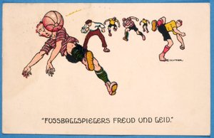 Labdarúgók jóban-rosszban alkotó: English School