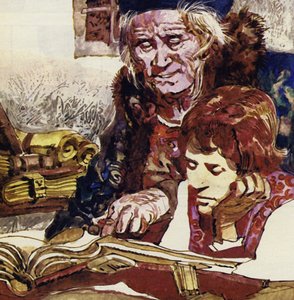 Francois-t egy pap tanította, aki a jótevőjévé vált alkotó: English School