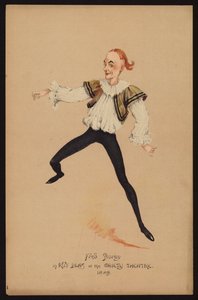 Fred Storey, angol színész és táncos (színes litho) alkotó: English School