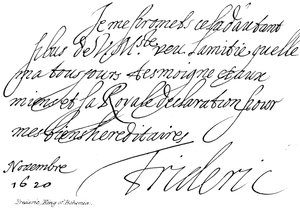 Frigyes, Csehország királya alkotó: English School