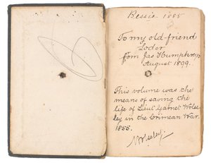 French and English grammar book belonging to Lieutenant Garnet Joseph Wolseley (book) alkotó: English School