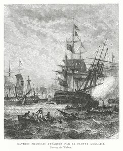A brit flotta megtámadta a francia hadihajókat