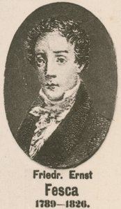 Friedrich Ernst Fesca (metszet) alkotó: English School
