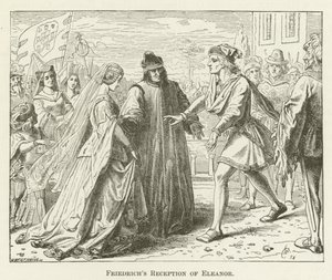 Friedrichs Eleanor fogadása alkotó: English School