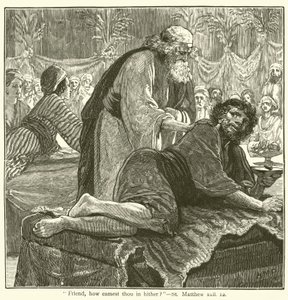 "Barátom, hogy kerültél ide?", Szent Máté, xxii alkotó: English School