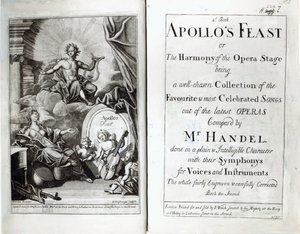 Az Apollos-ünnep előképe, 1734 körül alkotó: English School