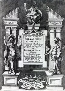 John Barclay előlapja Argenis számára, második angol kiadás, 1636 alkotó: English School
