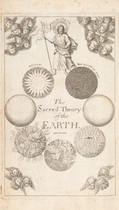 Thomas Burnet, 1684-es londoni The Theory of the Earth előlapja alkotó: English School