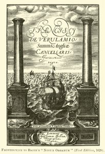 A Bacons Novum Organum előlapja alkotó: English School