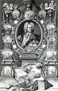 Thomas Lediard Frontispiece to Naval History of England, 1735-ben alkotó: English School