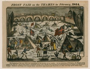 Fagyvásár a Temzén, 1814 alkotó: English School