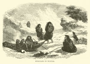 Fuegians télen alkotó: English School