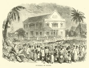 Knibb temetése alkotó: English School