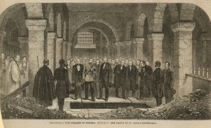 Sir Thomas Picton temetése alkotó: English School