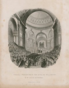 Wellington hercegének temetési menete alkotó: English School