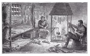 Prémvadászok Kanadában, 1880 alkotó: English School