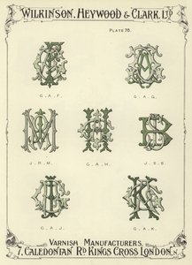 GAF, GAG, JRM, GAH, JSB, GAJ, GAK alkotó: English School