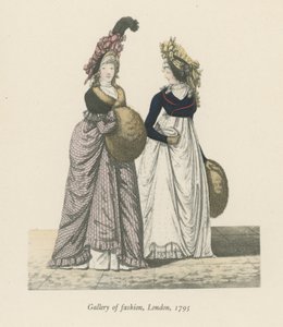 Divatgaléria, London, 1795 alkotó: English School
