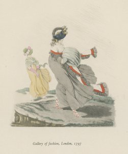Divatgaléria, London, 1797 alkotó: English School