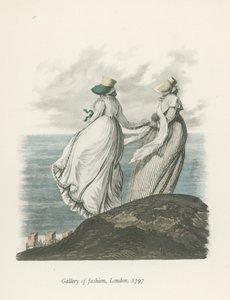 Divatgaléria, London, 1797 alkotó: English School