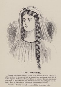 Galliai frizura (metszet) alkotó: English School